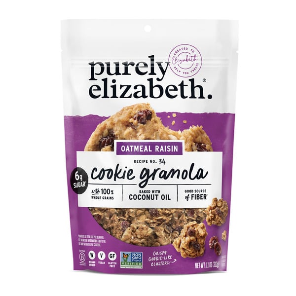 Cereal Purely Elizabeth Oatmeal Raisin Cookie Granola hero