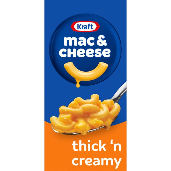 Instant Foods Kraft Thick 'n Creamy Mac & Cheese Macaroni and Cheese Dinner hero