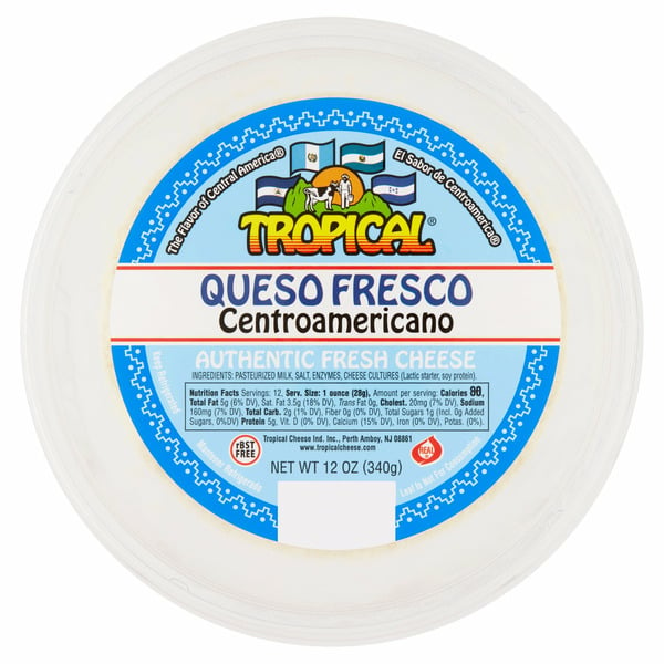 Specialty Cheeses Tropical Centroamericano Queso Fresco hero