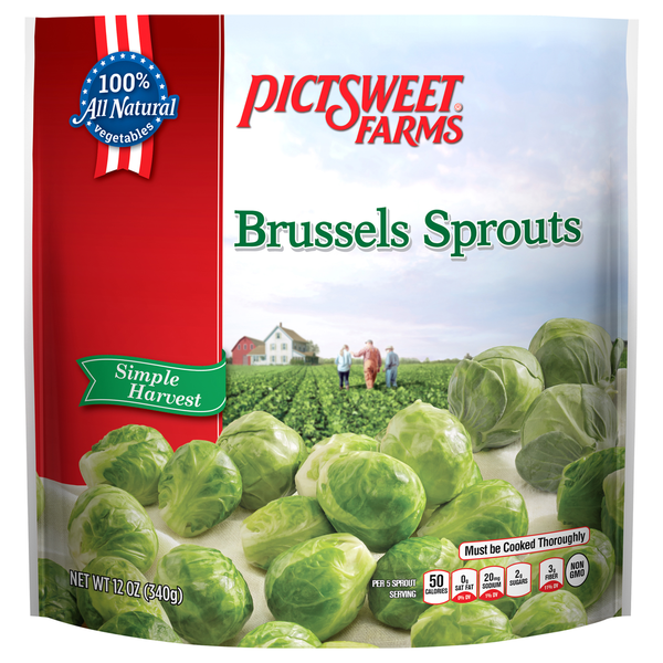 Frozen Vegetables Pictsweet Farms Brussels Sprouts hero