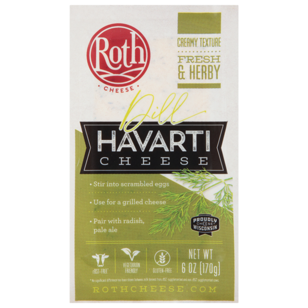 Packaged Cheese Roth Dill Havarti Cheese hero