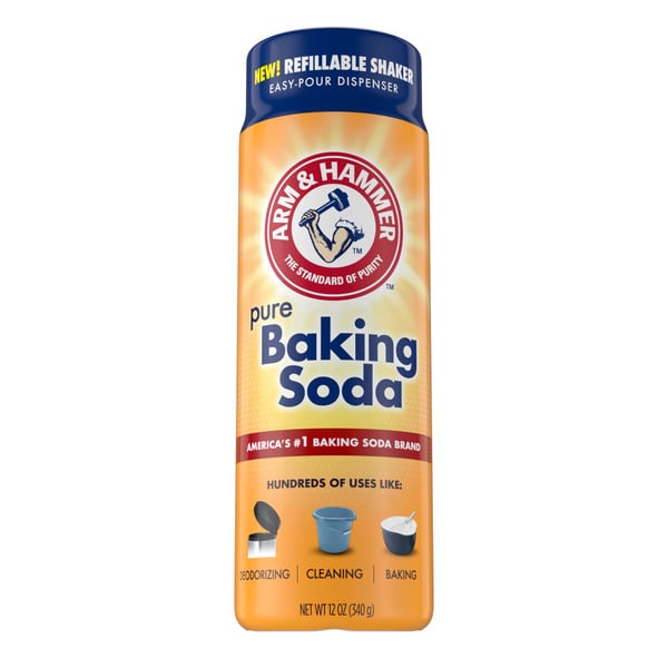 Baking Ingredients Arm & Hammer Baking Soda Refillable Shaker hero