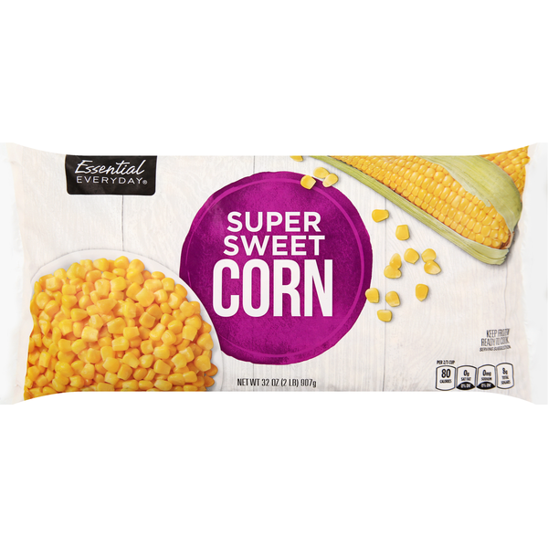 Frozen Meals Essential Everyday Corn, Super Sweet hero