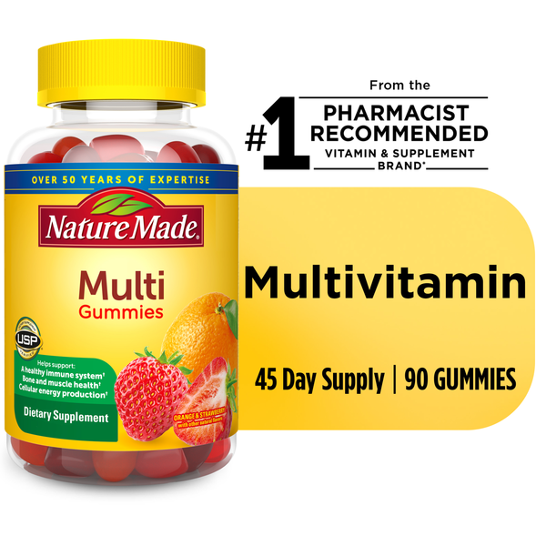 Vitamins & Supplements Nature Made Multivitamin Gummies hero