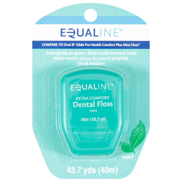 Oral Hygiene Equaline Dental Floss, Mint, Extra Comfort hero