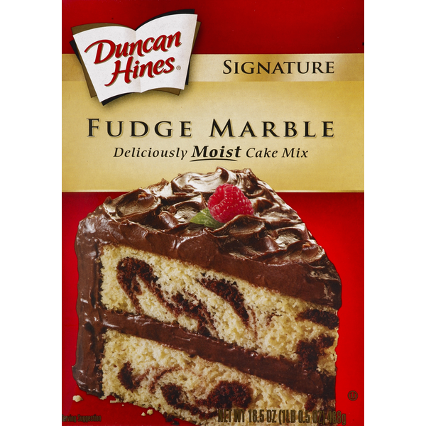 Doughs, Gelatins & Bake Mixes Duncan Hines Signature Fudge Marble hero