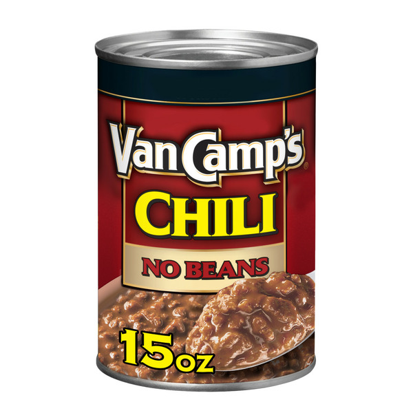 Canned Meals & Beans Van Camp’s Chili, No Beans hero