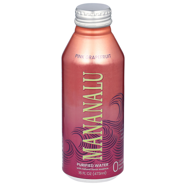 Mananalu Purified Water, Pink Grapefruit hero