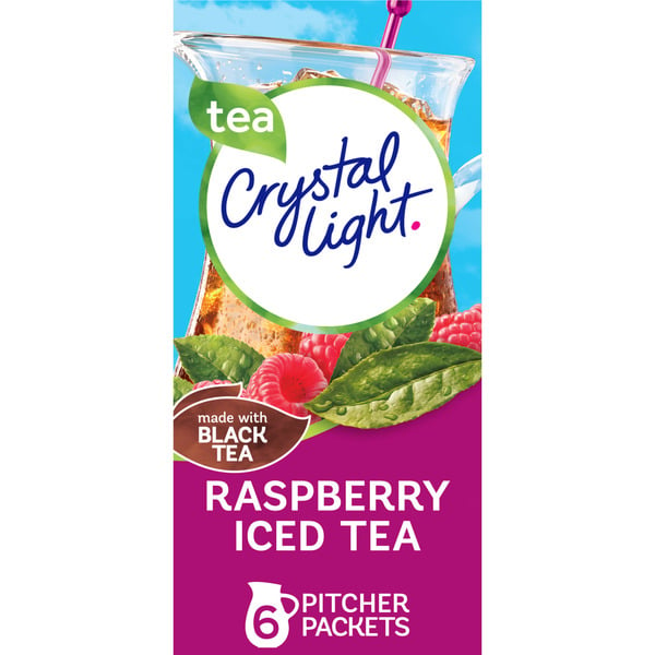 Cocoa & Drink Mixes Crystal Light Raspberry Iced Tea Naturally Flavored Powdered Drink Mix hero