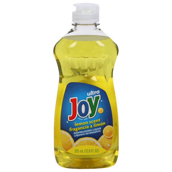 Dish Detergents Joy Dishwashing Liquid, Lemon Scent hero