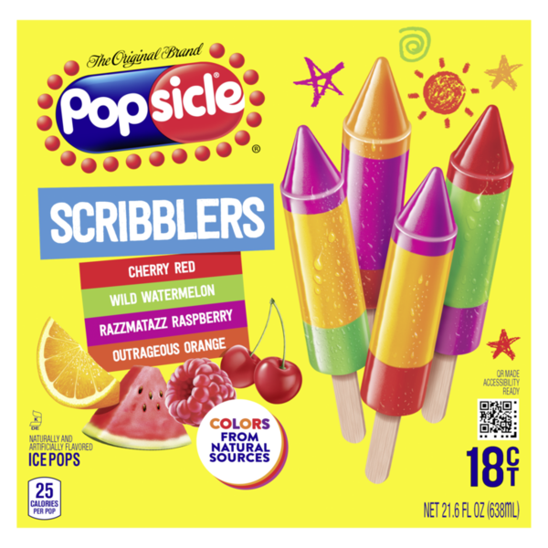 Ice Cream & Toppings Popsicle Ice Pops Scribblers hero