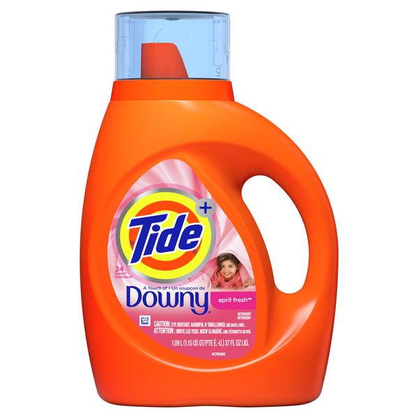 Laundry Tide Plus Downy April Fresh Scent Liquid Laundry Detergent hero