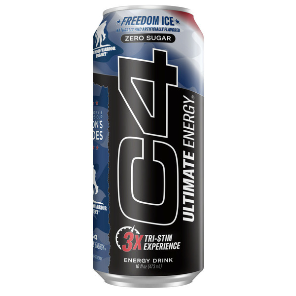 C4 Energy Ultimate Carbonated, Energy drink hero