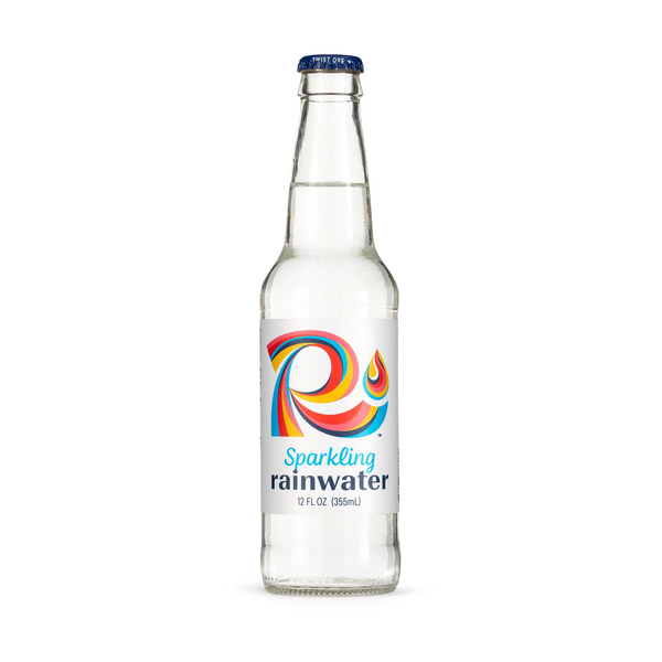 Water, Seltzer & Sparkling Water Richard's Rainwater Sparkling Rainwater, 12 fl oz Glass Bottle hero