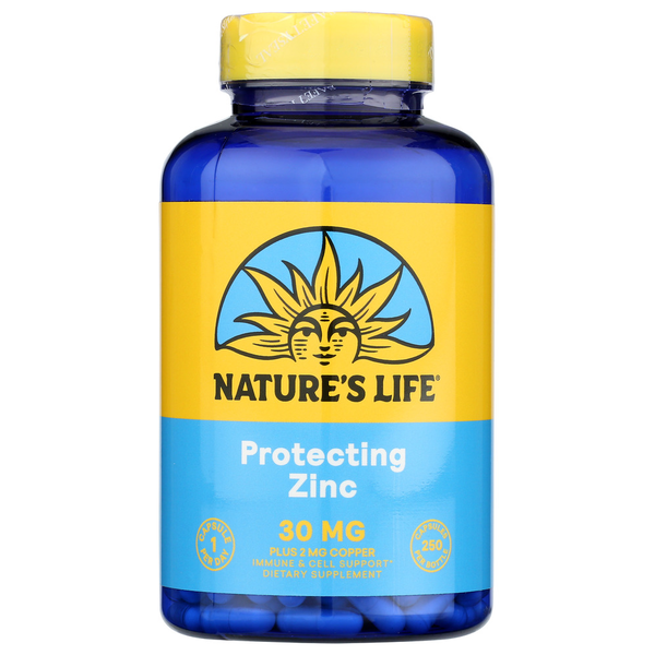 Vitamins & Supplements Nature's Life Protecting Zinc hero