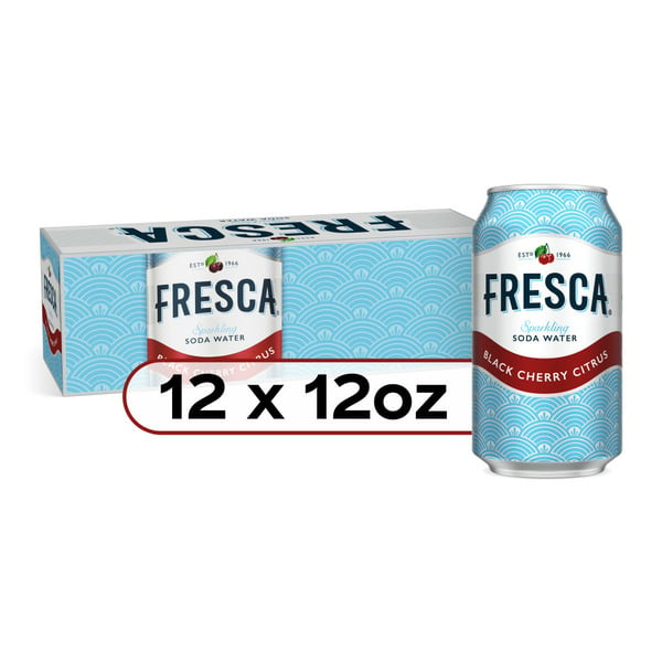 Soft Drinks Fresca Black Cherry Soda Sparkling Flavored Soft Drink Zero Calorie And Sugar Free hero