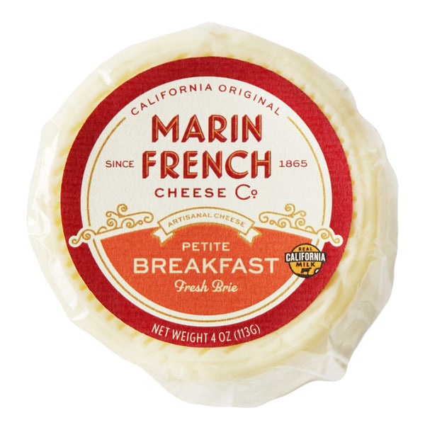 Specialty Cheese Marin French Cheese Co. Petite Breakfast Fresh Brie hero