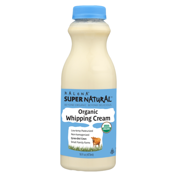 Cream Kalona SuperNatural Organic, Whipping Cream, Grass-fed Cows hero