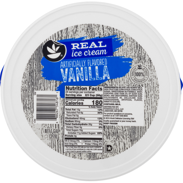 Ice Cream & Ice Store Brand Ice Cream, Vanilla hero