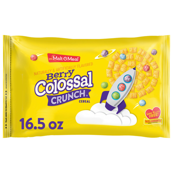 Cereal Malt-O-Meal Berry Colossal Crunch Breakfast Cereal, Family Size, Bulk Cereal Bag hero