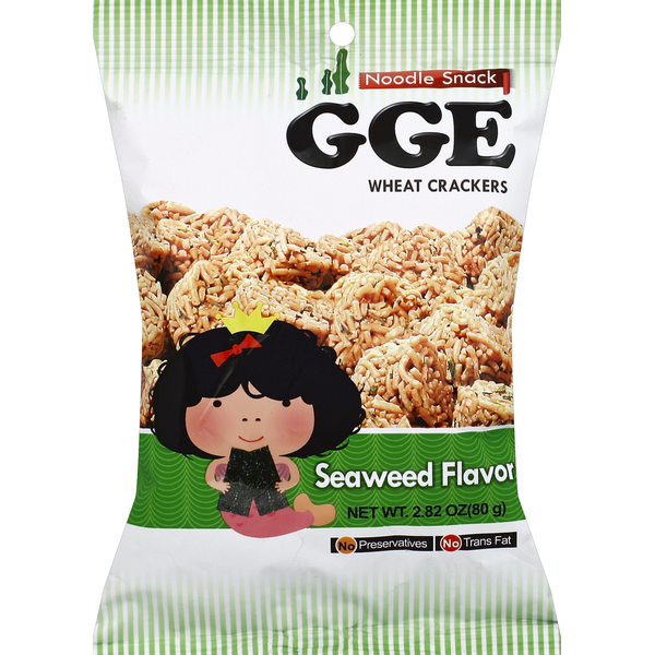 Crackers GGE Crackers, Wheat, Seaweed Flavor hero