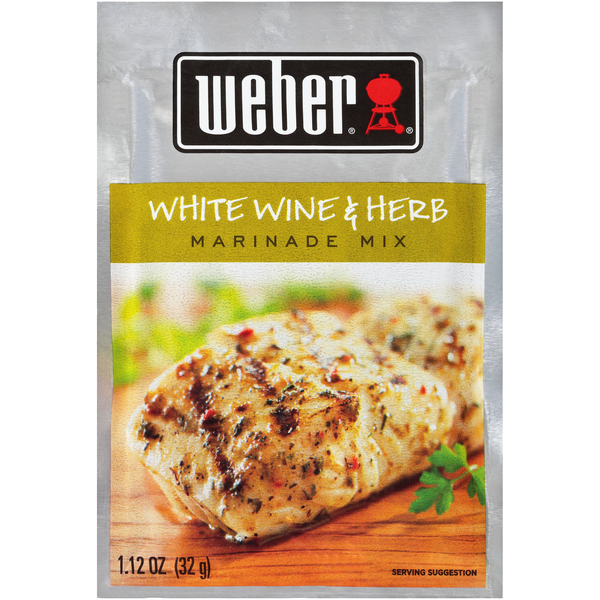 Marinades & Meat Preparation Weber White Wine & Herb Marinade Mix hero