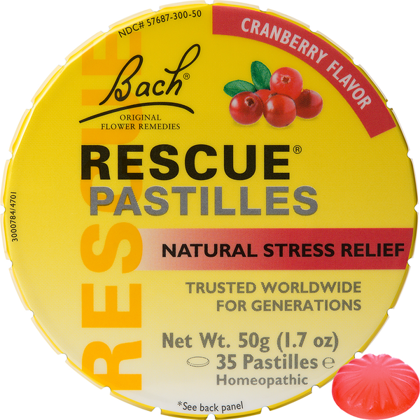 Vitamins & Supplements Bach Pastilles, Cranberry Flavor, Natural Stress Relif hero