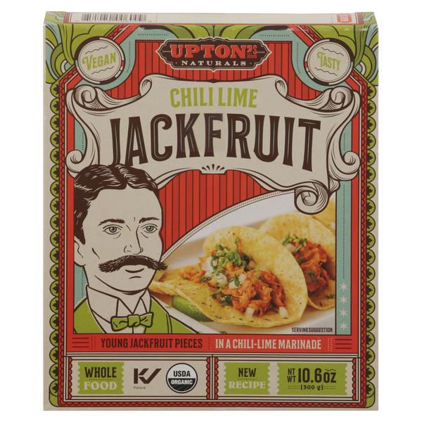 Tofu & Meat Alternatives Upton's Naturals Jackfruit, Chili Lime hero