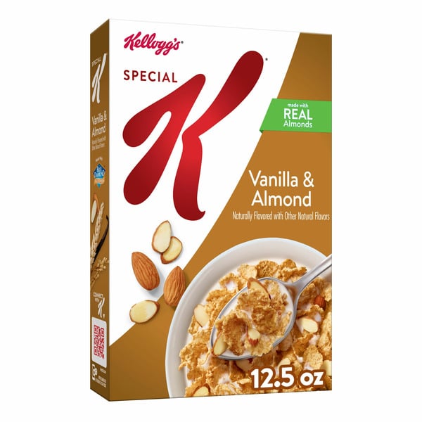 Cereal Kellogg’s Special K Breakfast Cereal, Fiber Cereal, Family Breakfast, Vanilla and Almond hero