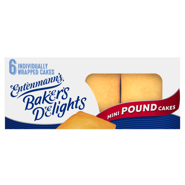 Cookies & Cakes Entenmann's Baker's Delights, 6 packs, Butter Mini Pound Cakes hero