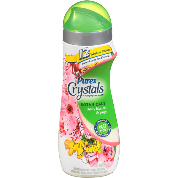 Laundry Purex Fragrance Booster, In-Wash, Botanicals, Cherry Blossom & Ginger, Crystals hero