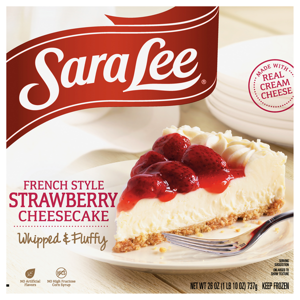 Frozen Dessert Sara Lee Cheesecake, Strawberry hero