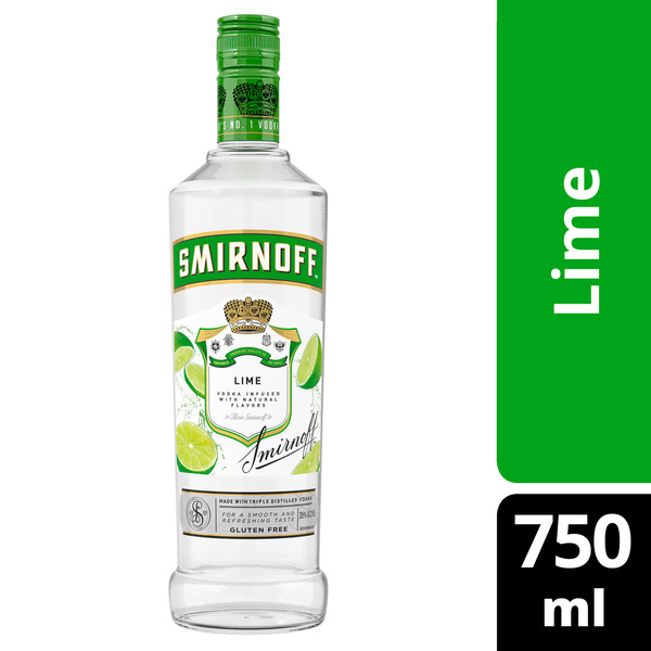 Spirits Smirnoff Vodka Lime Twist hero