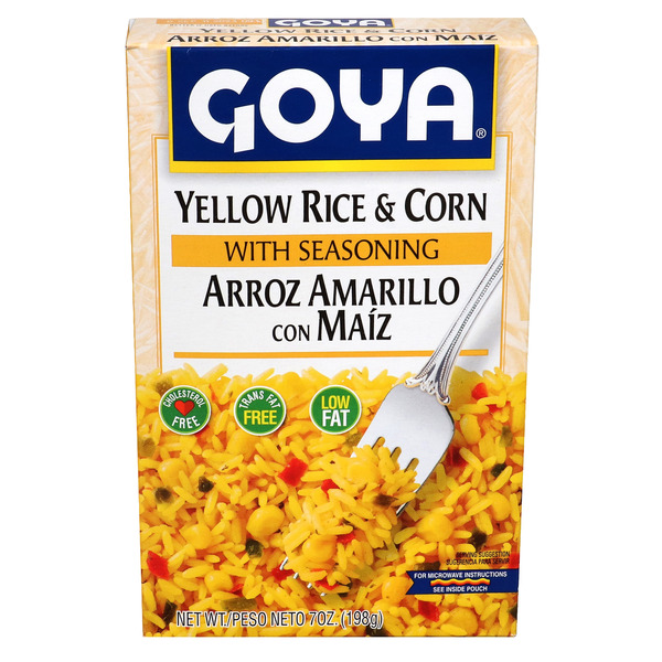 Boxed Meals & Side Dishes Goya Yellow Rice & Corn, Seasoned Rice Mix hero