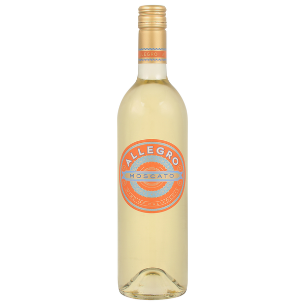 White Wines Allegro Moscato, California hero