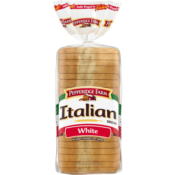 Bread Pepperidge Farm Italian White Seedless Bread hero