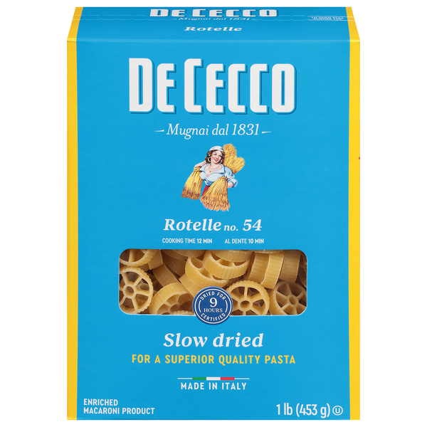 Dry Pasta De Cecco Rotelle, No. 54 hero