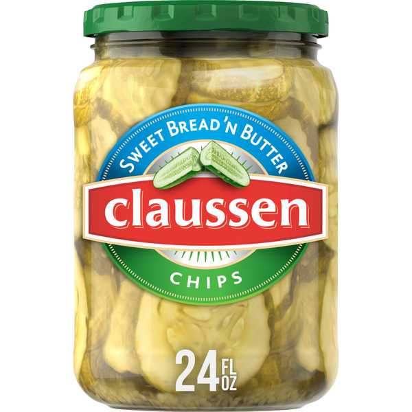 Pickled Goods & Olives Claussen Sweet Bread 'N Butter Pickle Chips hero