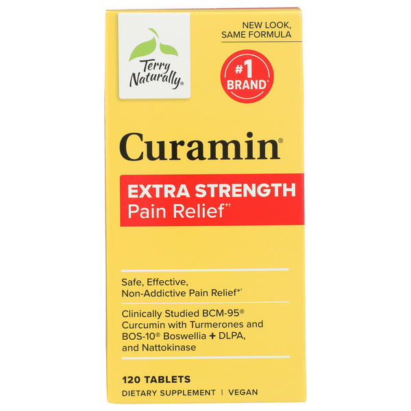 Muscles, Joints & Pain Relief Terry Naturally Curamin Extra Strength hero