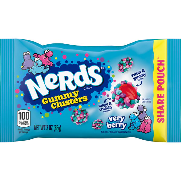 NERDS Candy, Very Berry, Gummy Clusters, Share Pouch hero