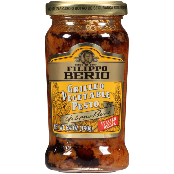 Pasta Sauce Filippo Berio Grilled Vegetable Pesto hero