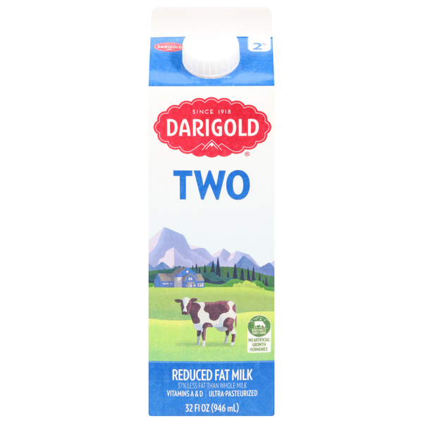 Milk Darigold Two Reduced Fat Milk hero