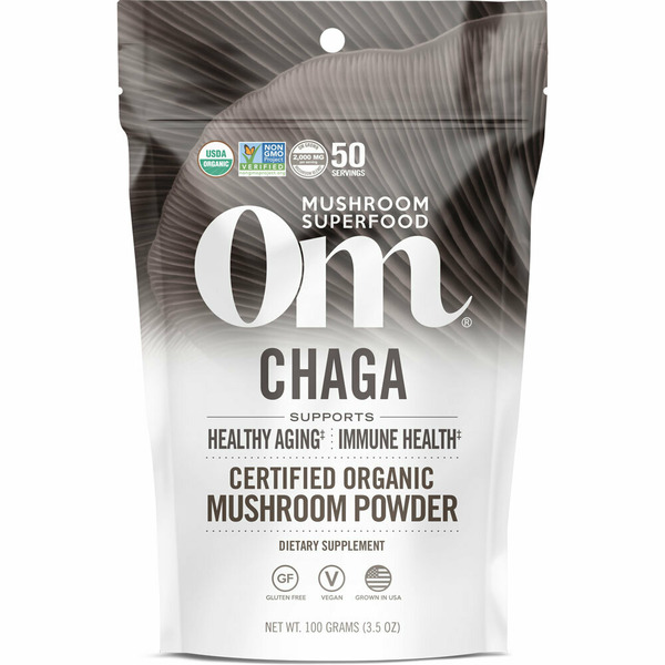 Other Supplements Om Chaga Whole Food Mushroom Powder Supplement hero