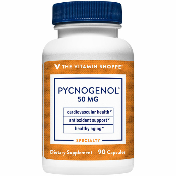 Antioxidants The Vitamin Shoppe Pycnogenol Antioxidant - 50 MG (90 Capsules) hero