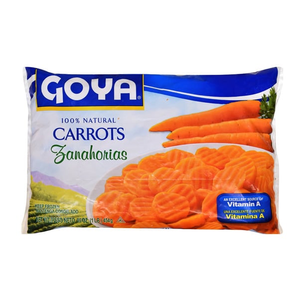 Frozen Vegetables Goya 100% Natural Sliced Carrots, Frozen hero