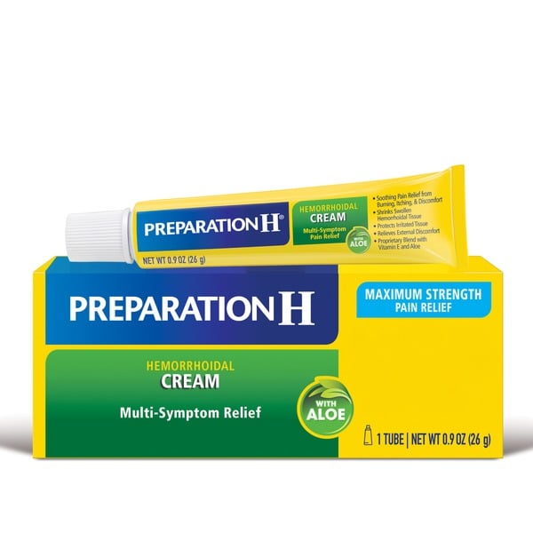 First Aid Preparation H Multi Symptom Hemorrhoid Cream Tube hero