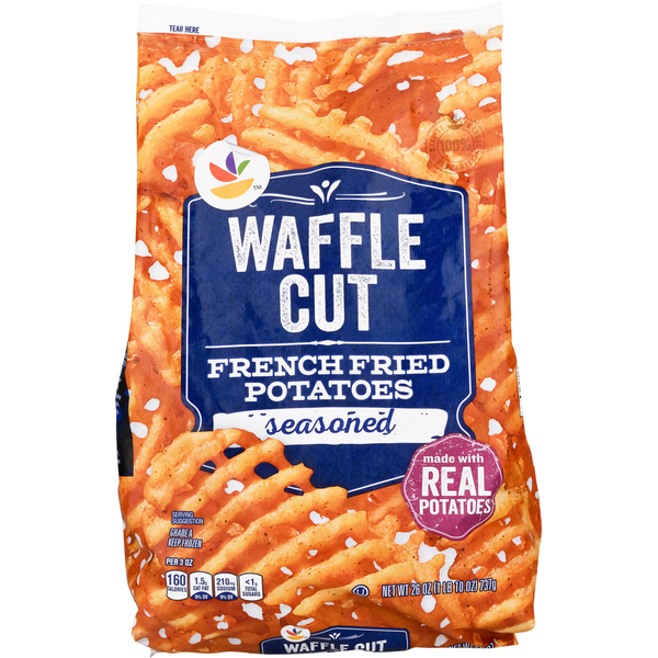 Frozen Appetizers & Sides Store Brand French Fried Potatoes, Seasoned, Waffle Cut hero