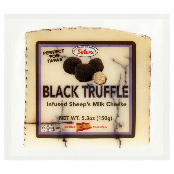 Solera Black Truffle Infused Sheep's Milk Cheese hero