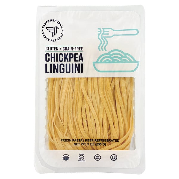 Dry Pasta Taste Republic Gluten-free, Grain-free, Organic Chickpea Linguini hero