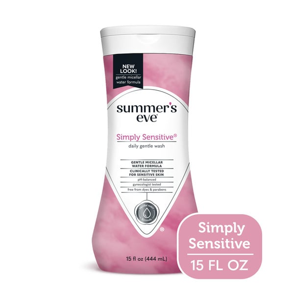 Summer's Eve Feminine Cleansing Wash, Simply Sensitive hero